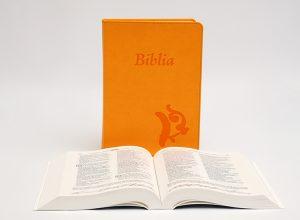 Biblia – középméretű, varrott kiállítású, sárga