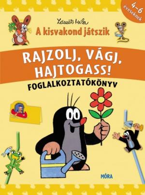 A kisvakond játszik. Rajzolj, vágj, hajtogass!