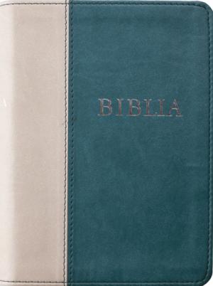 BIBLIA - KÖZÉPMÉRET PUHA ZÖLD-KRÉM - REVIDEALT ÚJ FORDITASÚ